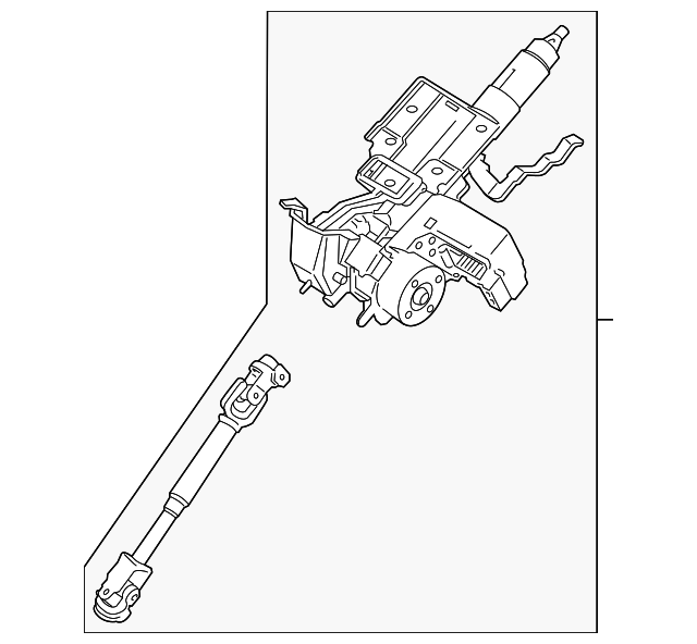 20182021 Ford EcoSport OEM Steering Column GN1Z3C529AB OEM Ford Parts