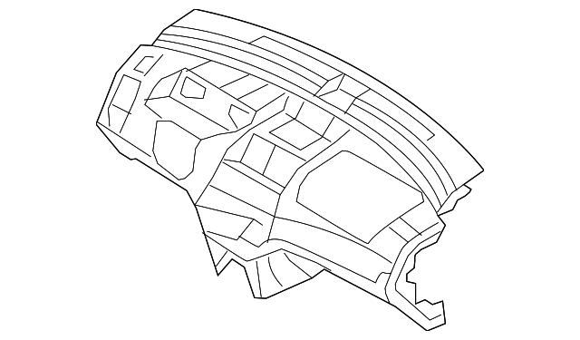 Black Instrument Panel Trim Panel - GM (96457606)