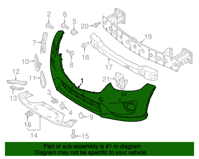 20132016 Mazda CX5 Bumper Cover KD45500319U QuirkParts