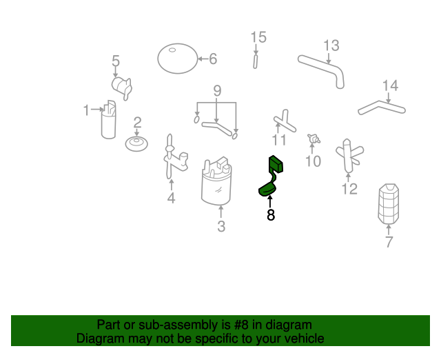 20012003 Hyundai Elantra Fuel Gauge Sending Unit 944602D500 OEM