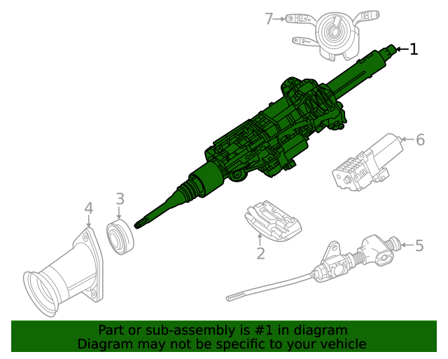 Genuine Steering Column for 2020-2024 Mercedes-Benz | OEM Part 