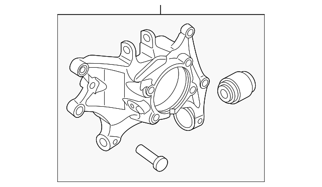 2020-2025 Hyundai Palisade Suspension Knuckle 52711-S9000