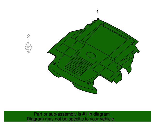 20102012 Subaru Engine Cover 14025AA333