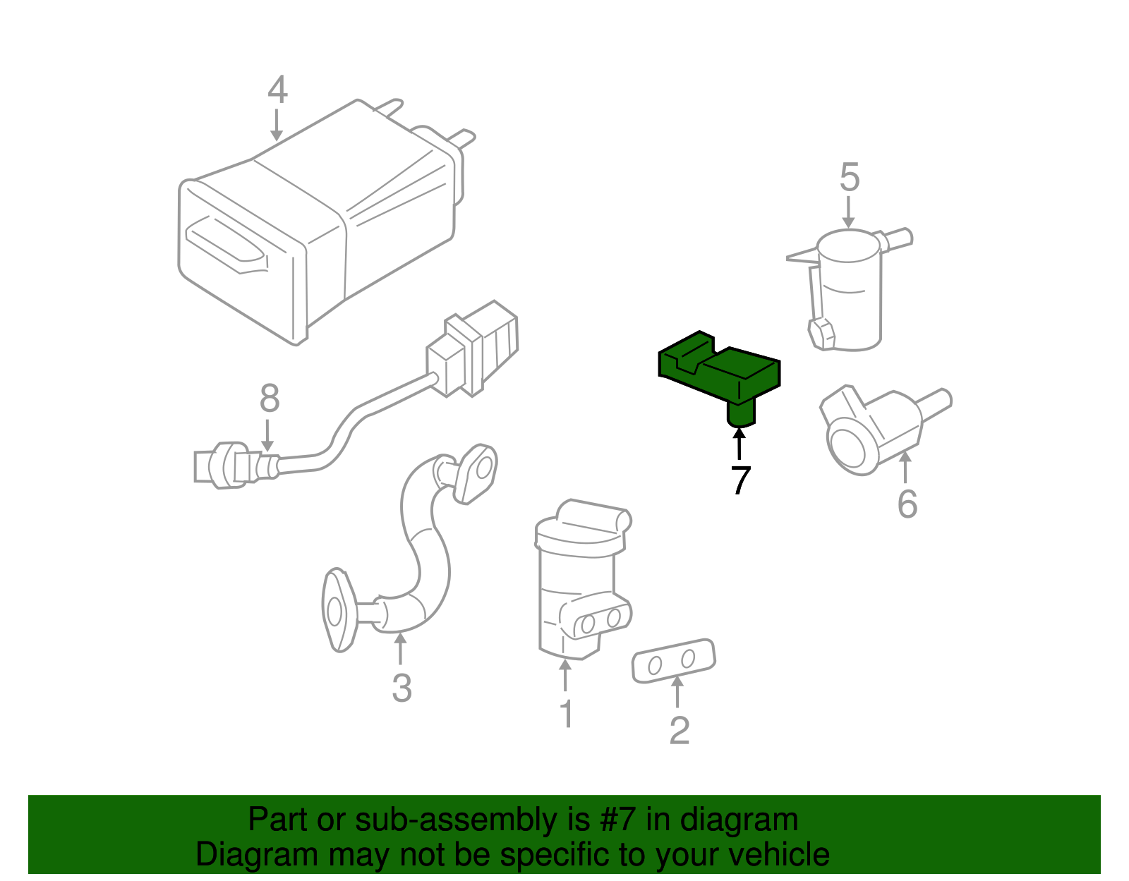Manifold Absolute Pressure Sensor - GM (19418807)