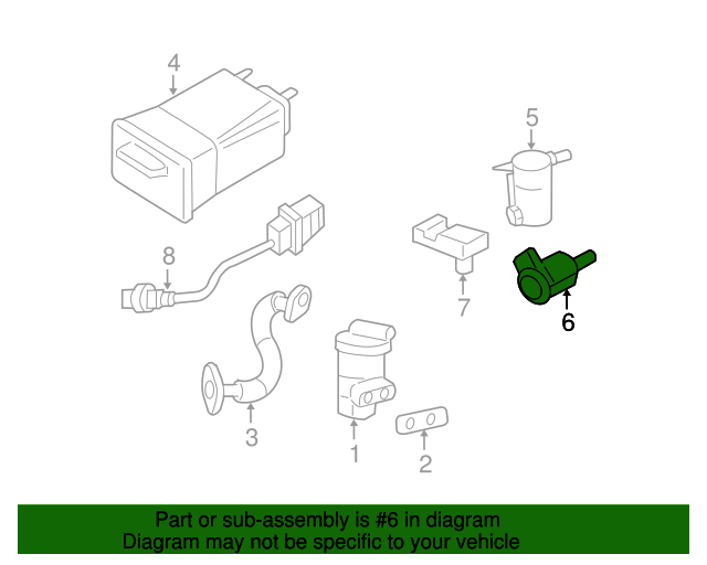 GM OEM-Vapor Canister Purge Valve 12597567
