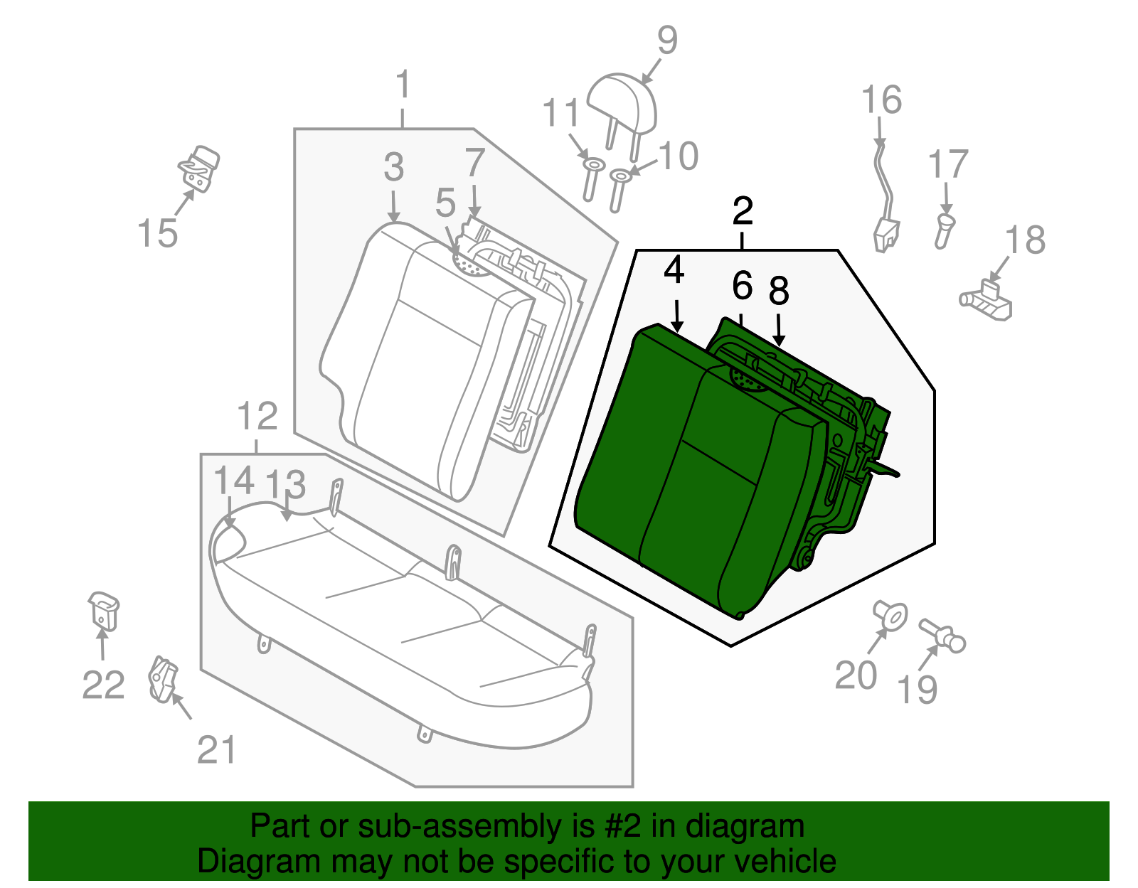 F Seat - GM (96890481)