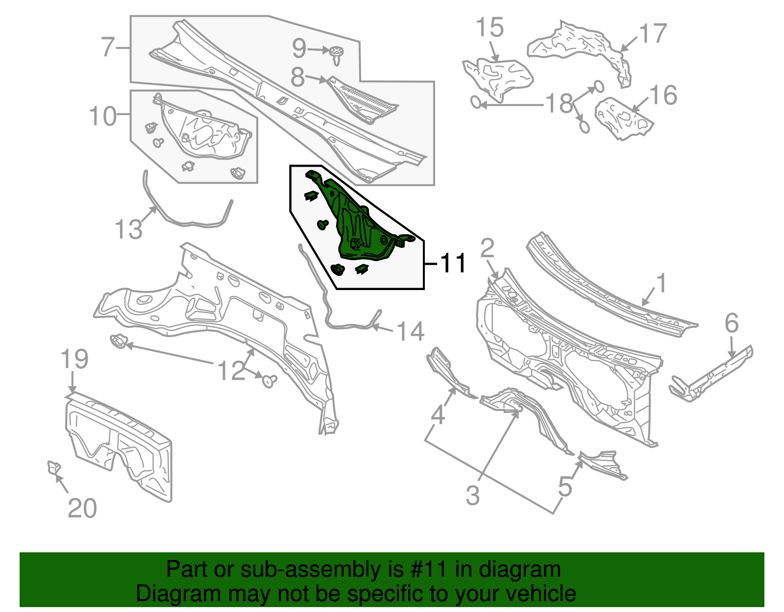 Dash Shield - Volkswagen (7L6-819-511-A)