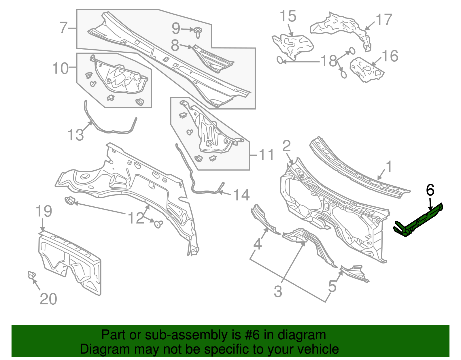 End Plate - Volkswagen (7L6-819-683-A)