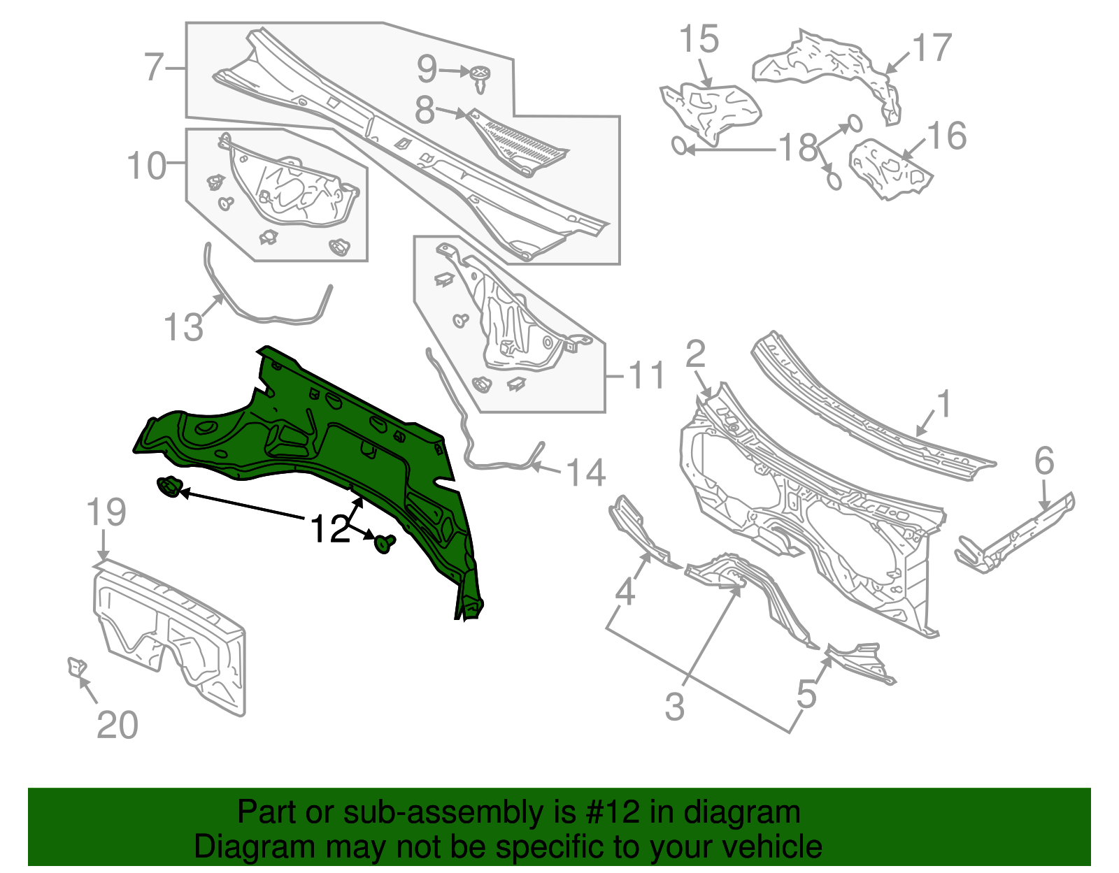 Dash Shield - Volkswagen (7L6-819-523-A)