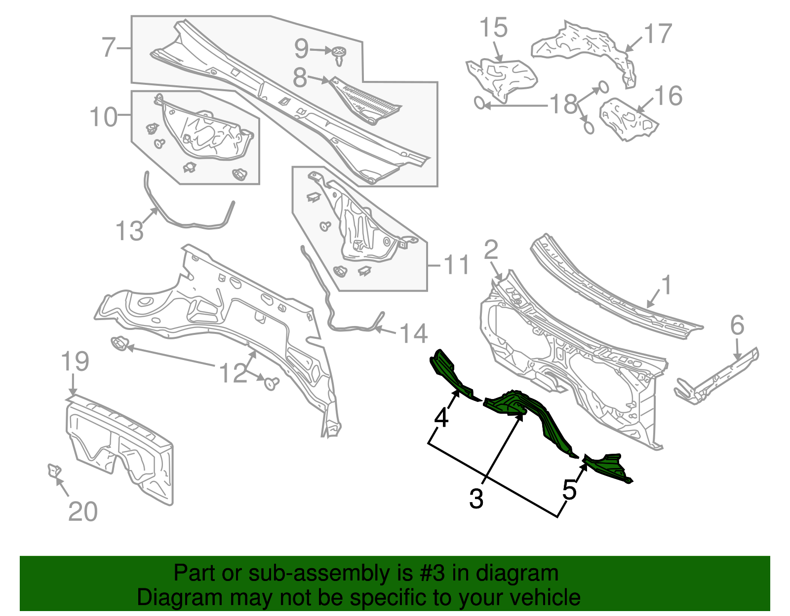 Cross-Member Assembly - Volkswagen (7L0-804-469-C)