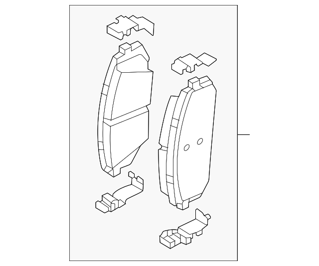 58101L1A02 Brake Pads Front 20212024 Kia K5 Kia.Parts Store