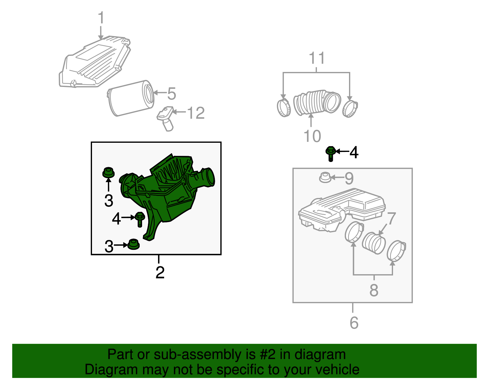 Air Cleaner - GM (25823125)