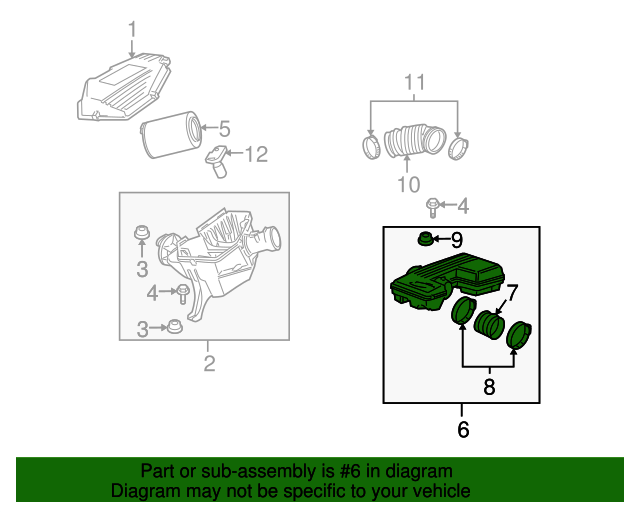 2007 GM Air Cleaner Resonator 10397251