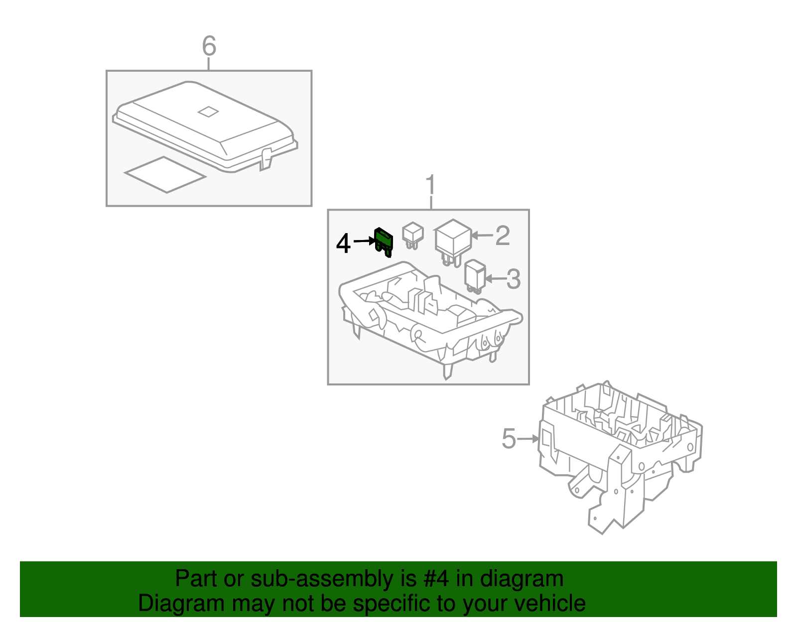 5 Amp Automotive Mini Fuse - GM (12092081)