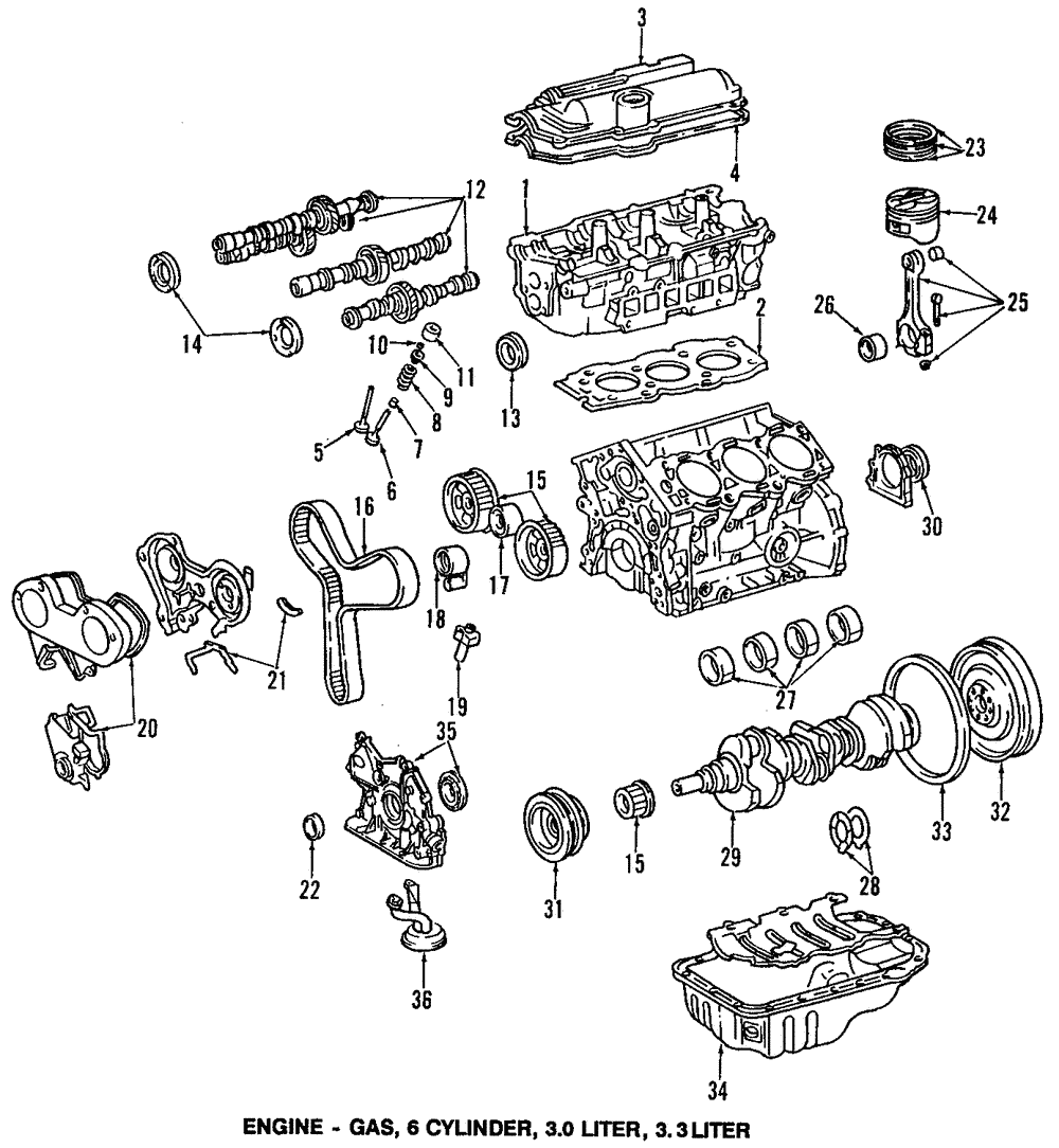 Cylinder Head - Toyota (11101-29485)