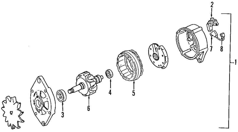Front Bearing - Ford (E9JY-10A303-A)