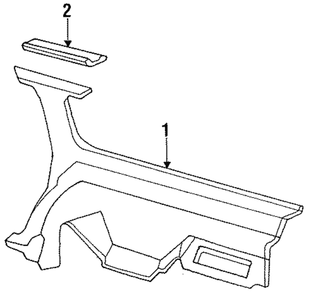 Trim Panel - Ford (E9DZ-7431012-ADP)