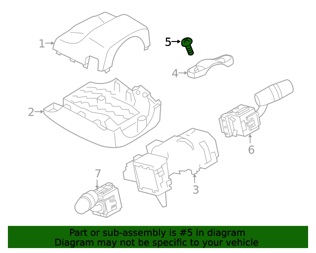 KA0166154 Steering Column Lock Bolt 19992023 Mazda MazdaSwag