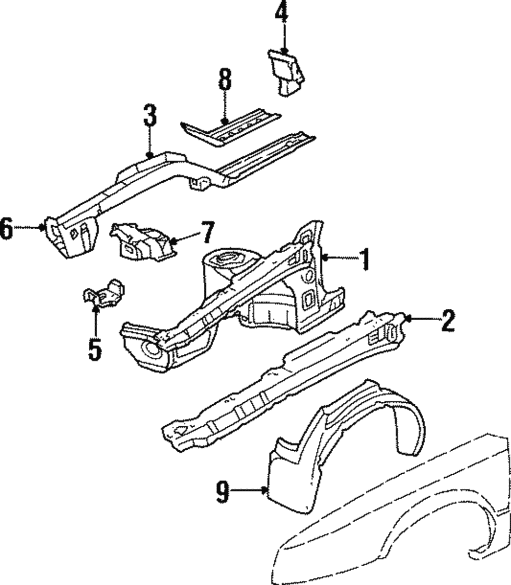 Rear Reinforced - GM (25646154)