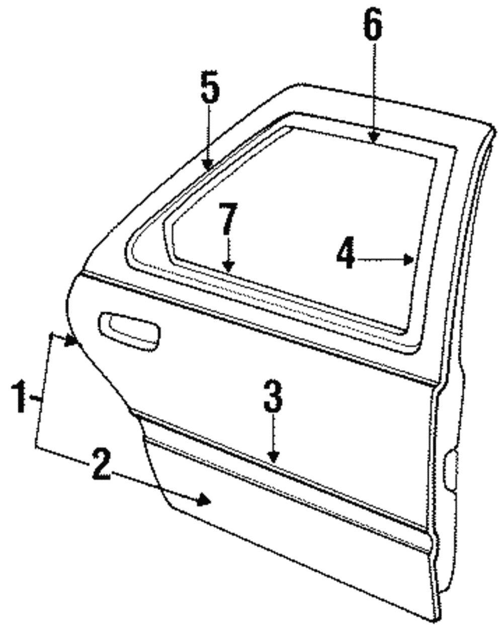 Side Molding - Ford (E83Z-5425556-AA)