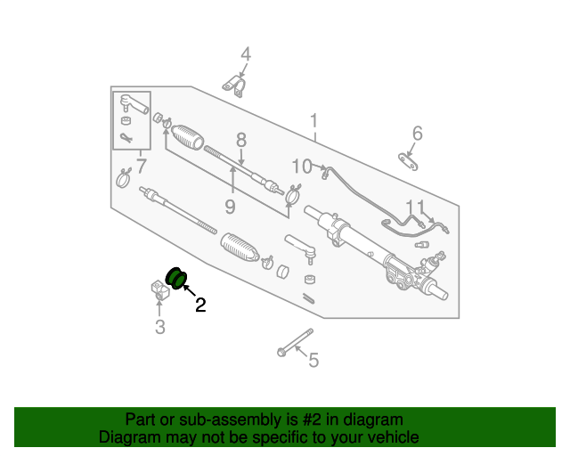 20042015 Nissan OEM NEW 20042015 Nissan Armada Titan Rack And Pinion