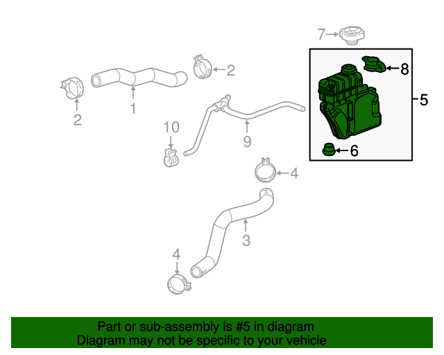 22948113 Tank New OEM Part From GM Parts Direct GM Parts Store