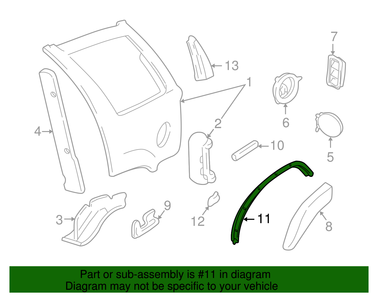 Molding Kit - GM (88935315)