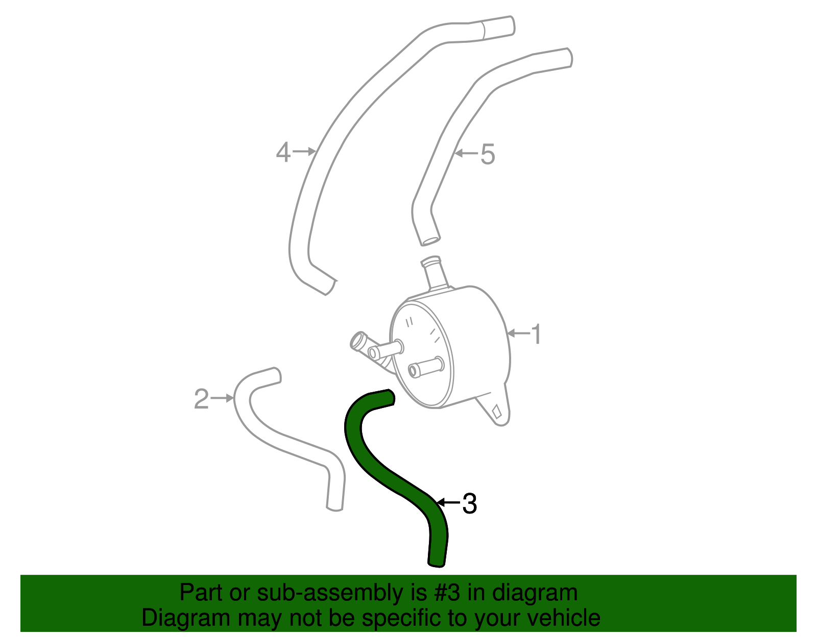 Outlet Hose - Toyota (32942-0R010)