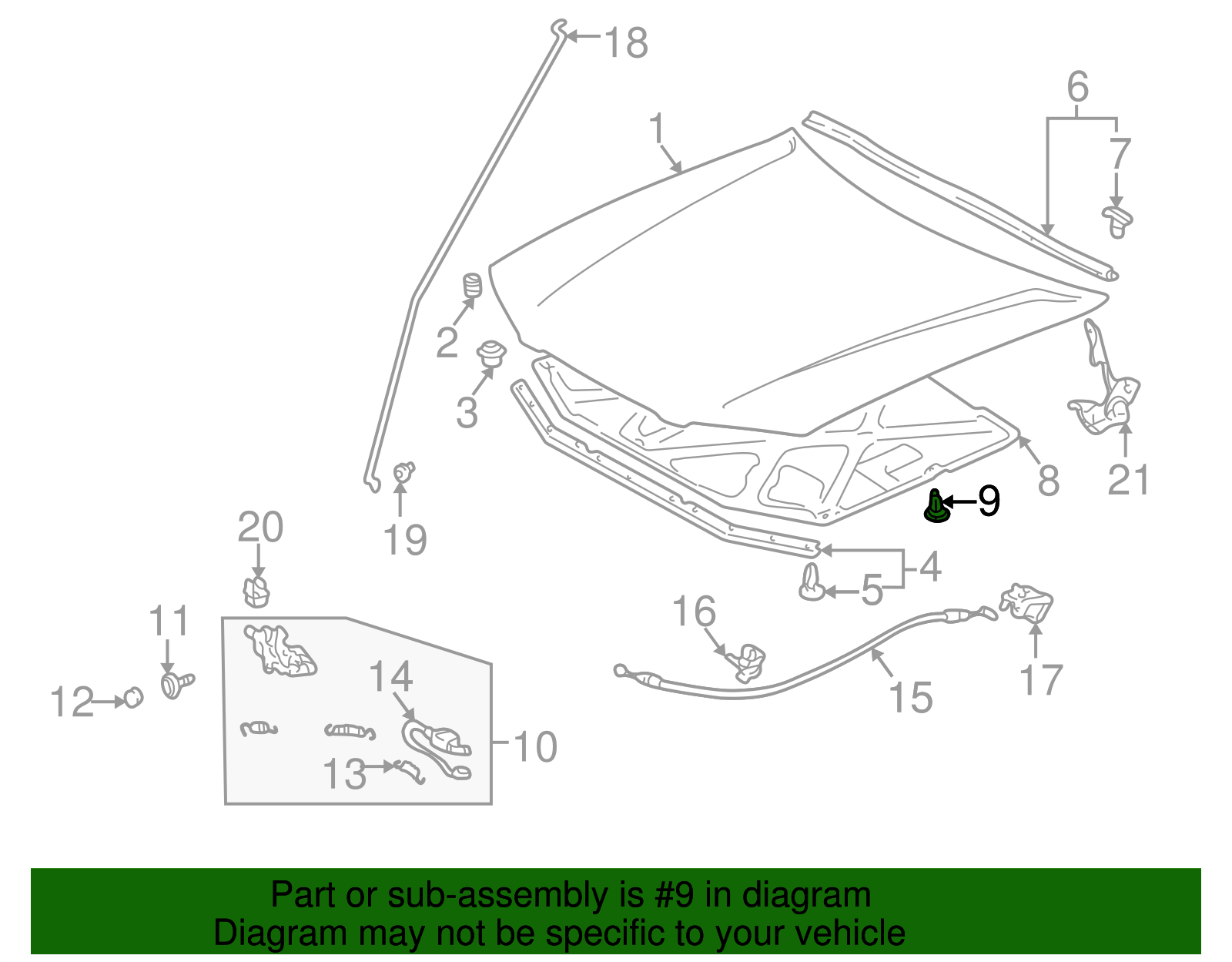 Insulator Retainer - Scion (90467-09006)