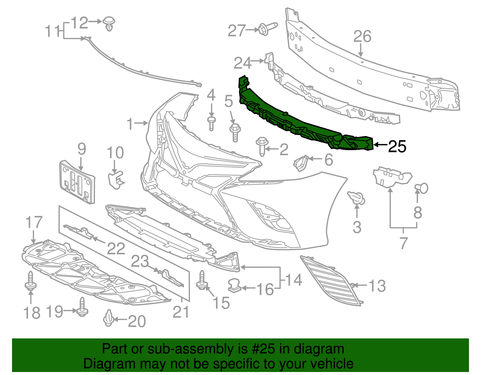 Lower Absorber - Toyota (52611-06570)