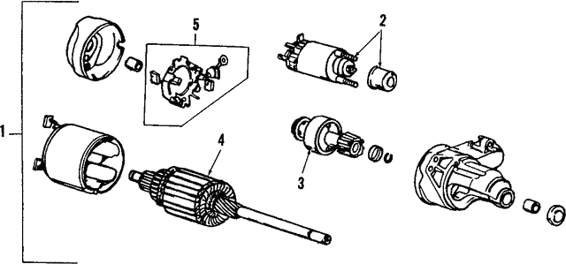 1984 – 1995 Honda Brush Holder 31208-PC2-016