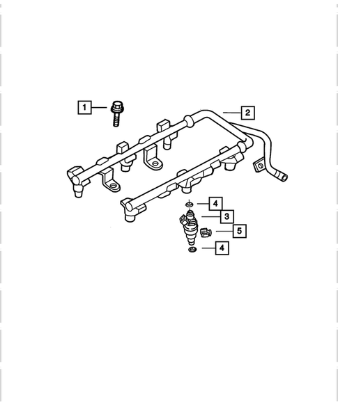 Fuel Rail for 2004 Chrysler Pacifica #0