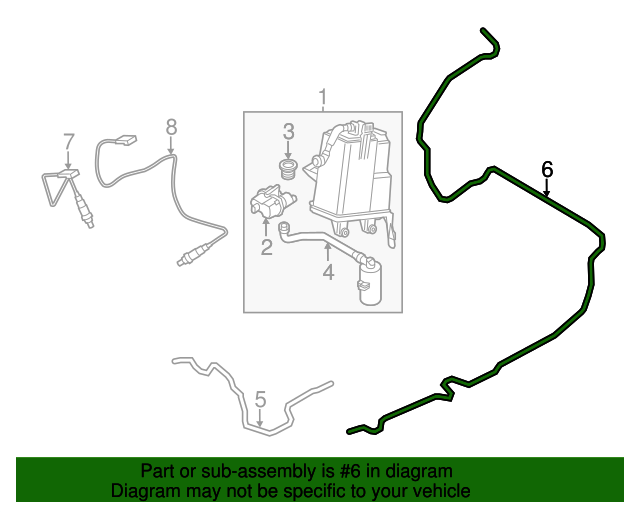 Genuine BMW 16117164402 Vacuum Hose FREE Shipping on Most