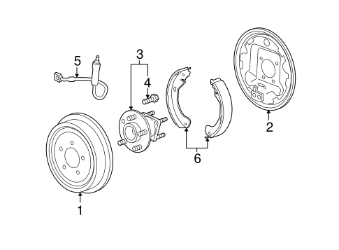 Rear Brakes for 2006 Chevrolet Malibu #1