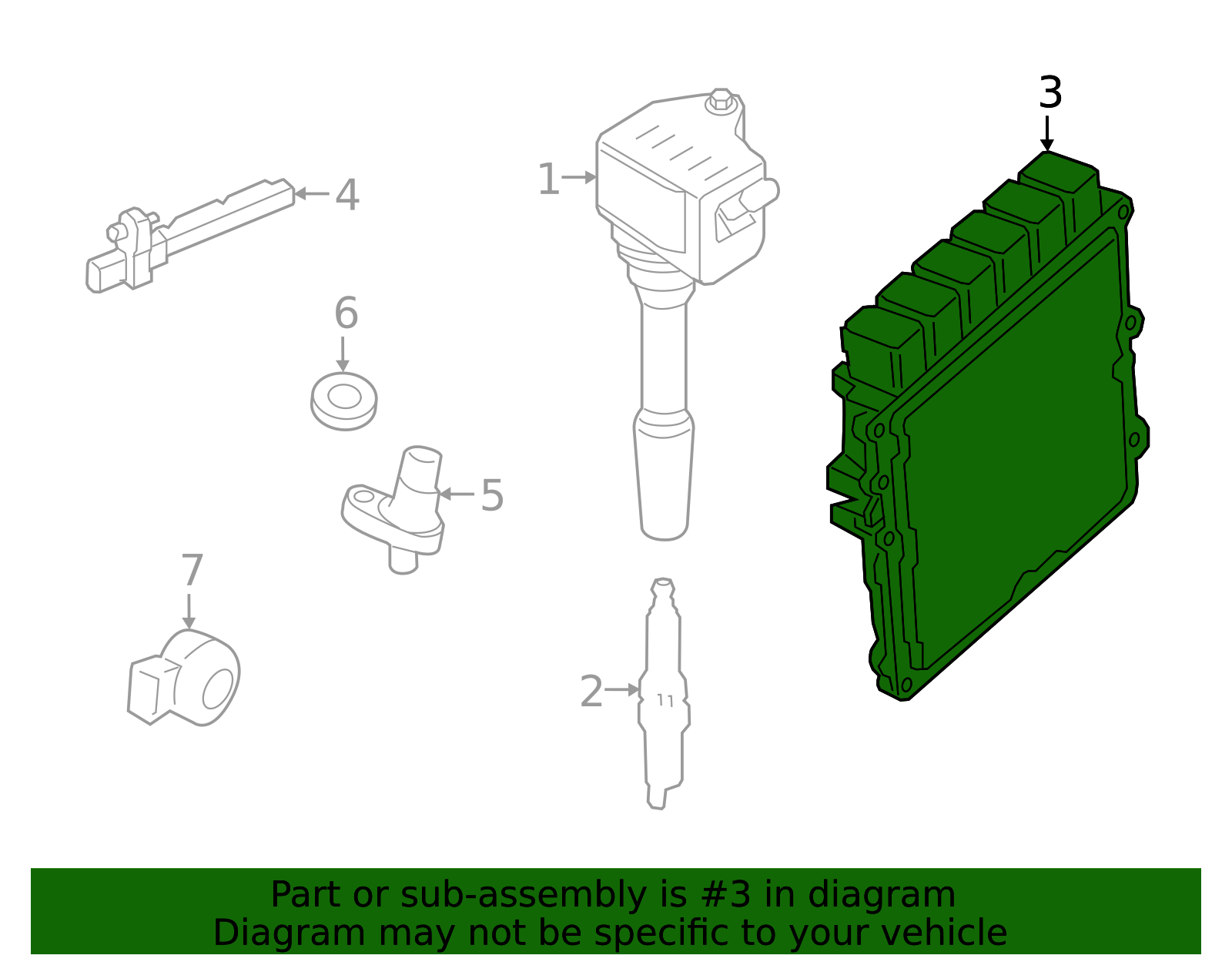 12145b32775 - 2021-2024 BMW Engine Control Module (ECM) (12-14-5-B32 ...