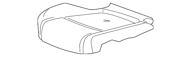 Passenger Side Rear Seat Cushion Pad - GM (95083358)