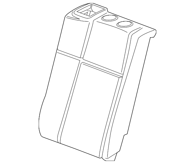 Passenger Side Rear Seat Back Pad - GM (95083210)