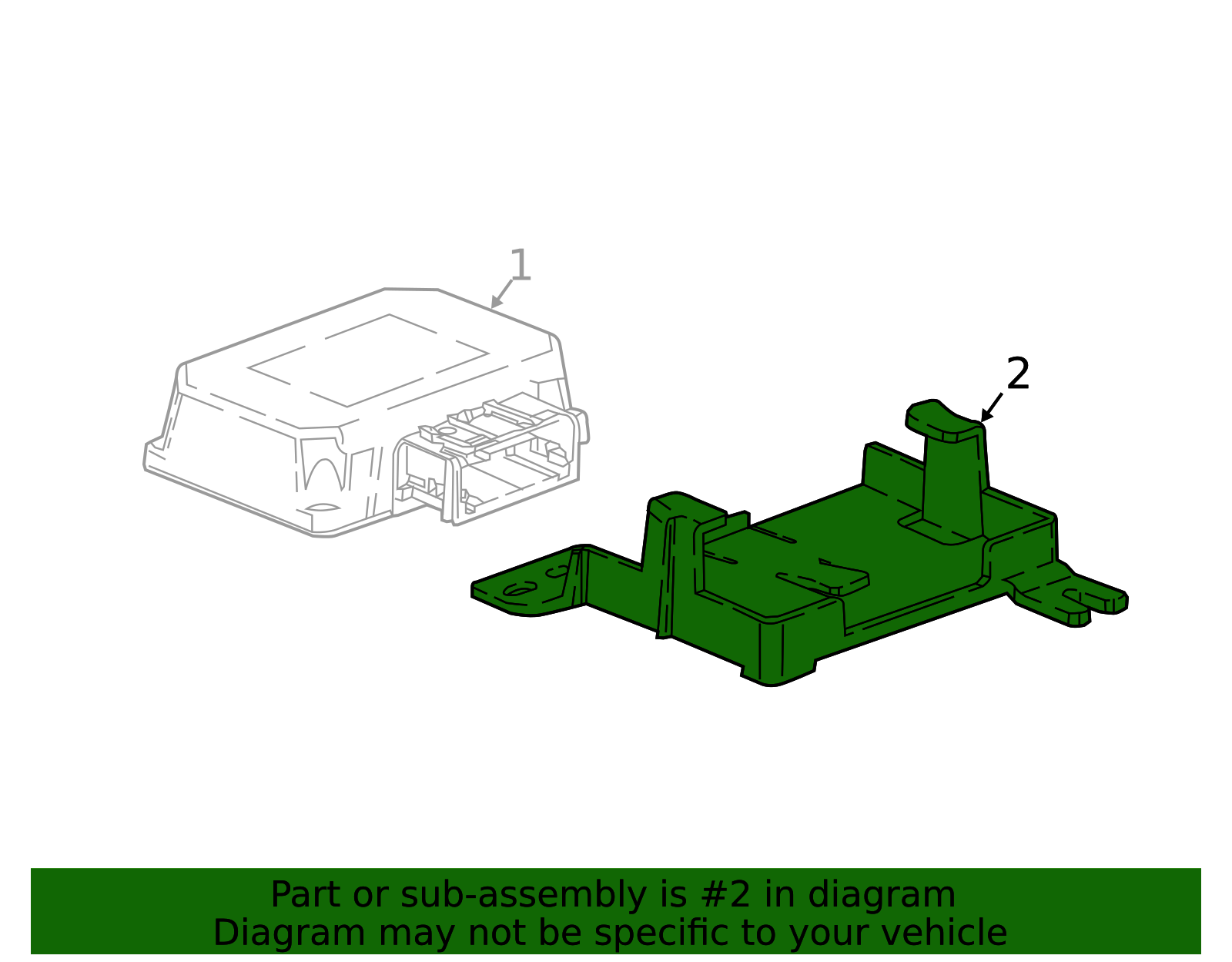 Multi-Function Power Supply Converter Bracket - Cadillac (84123691)