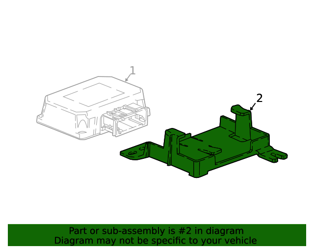 20182022 GM MultiFunction Power Supply Converter Bracket 84123691