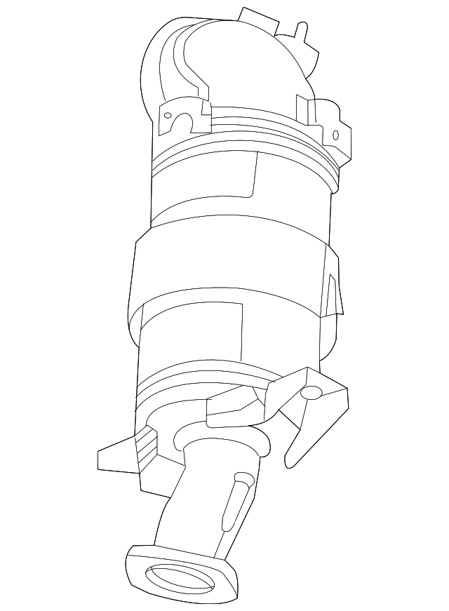 20162020 GM 3Way Catalytic Converter with Flanges, Gasket, Studs, and