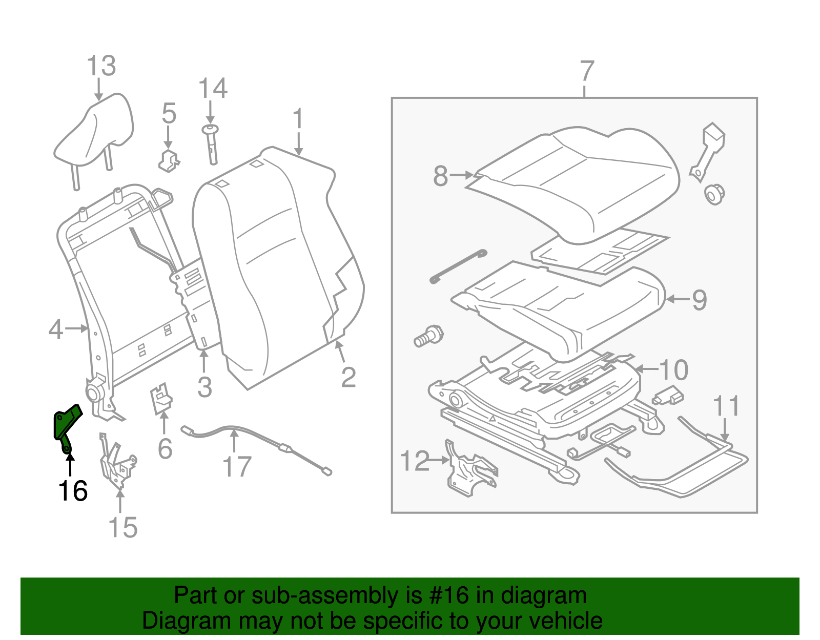 Release Lever - Toyota (SU003-04346)