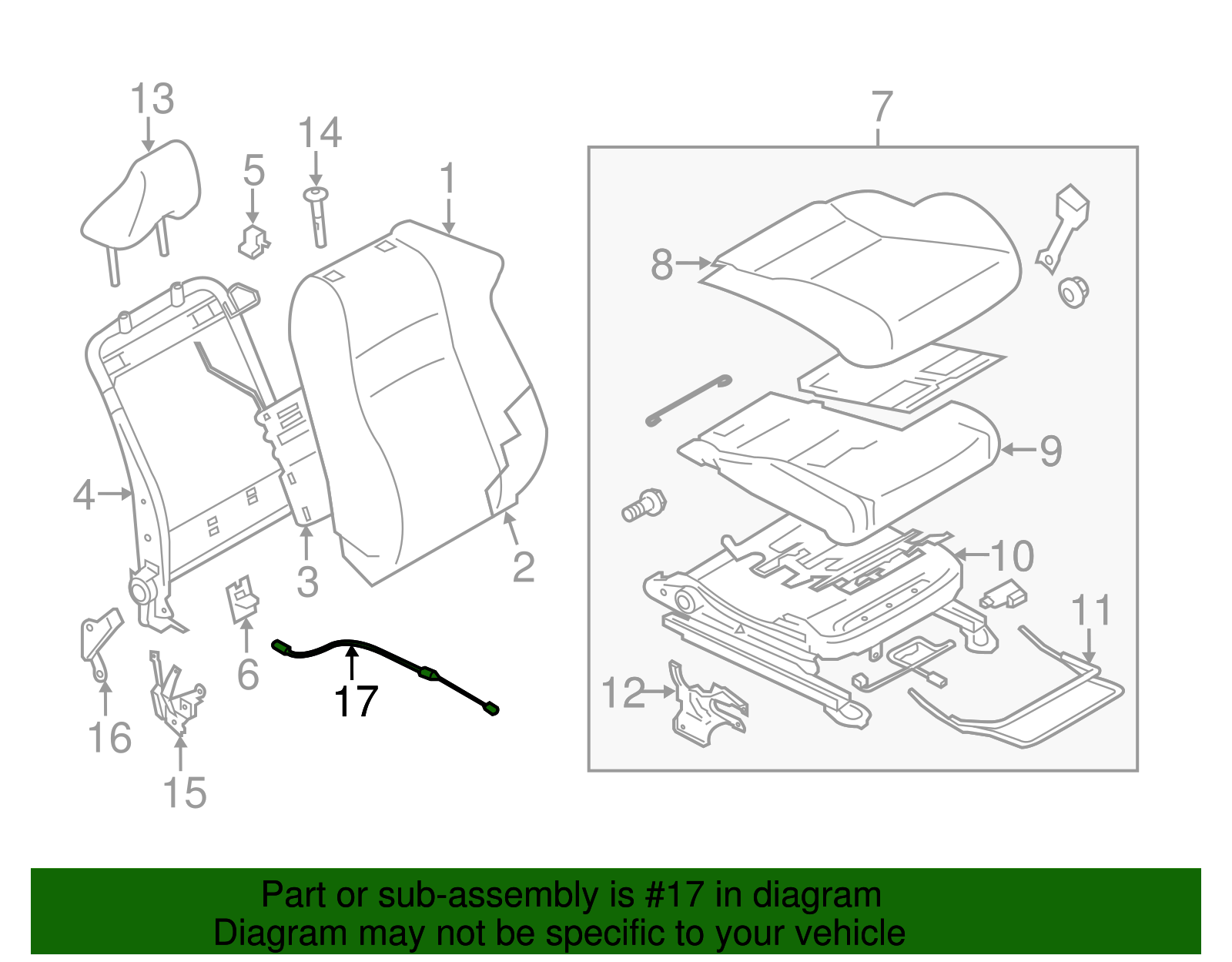Release Cable - Scion (SU003-04358)