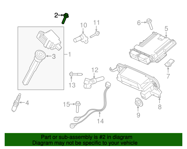 20112024 Ford Ignition Coil Bolt W503280S437