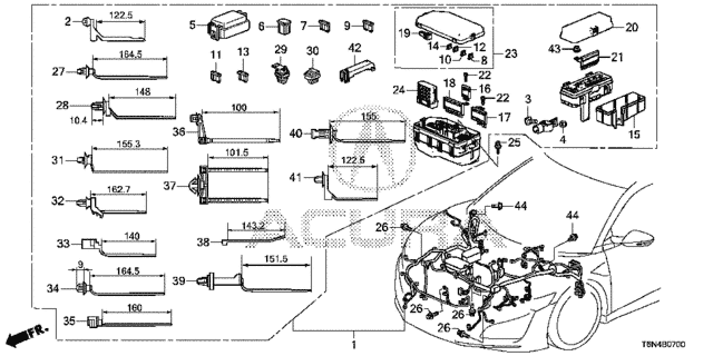 2017-2020 Acura NSX Cover, Sub-Fuse Box (Lower) 38231-TG7-A01 | OEMAcuraPart | Acura Nsx Fuse Box Diagram | | OEM Acura Parts
