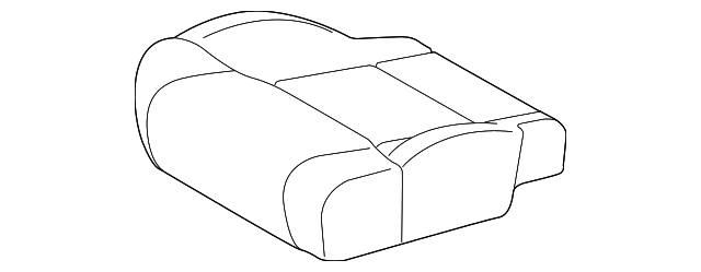 TOYOTA Genuine 71072-0C481-C2 Seat Cushion Cover