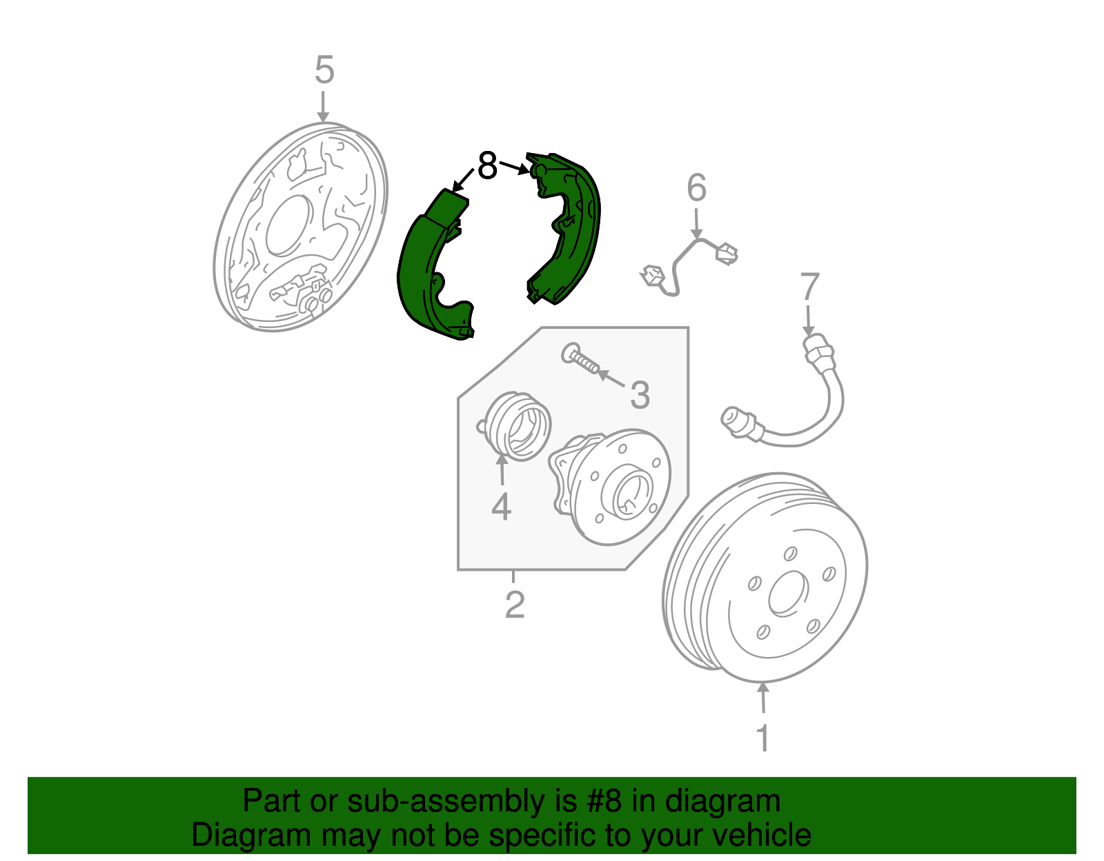 Brake Shoes - Toyota (04495-01040)