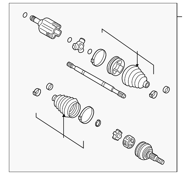 Axle Assembly - Buick (89047673)
