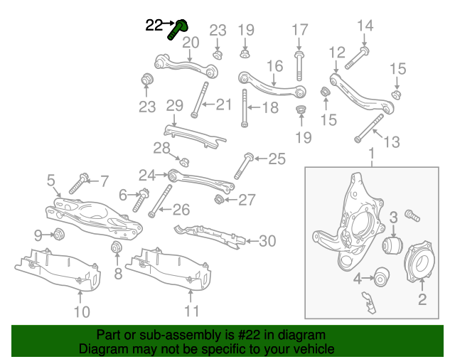 0029904520 Alignment Camber Adjusting Eccentric Bolt 20102023