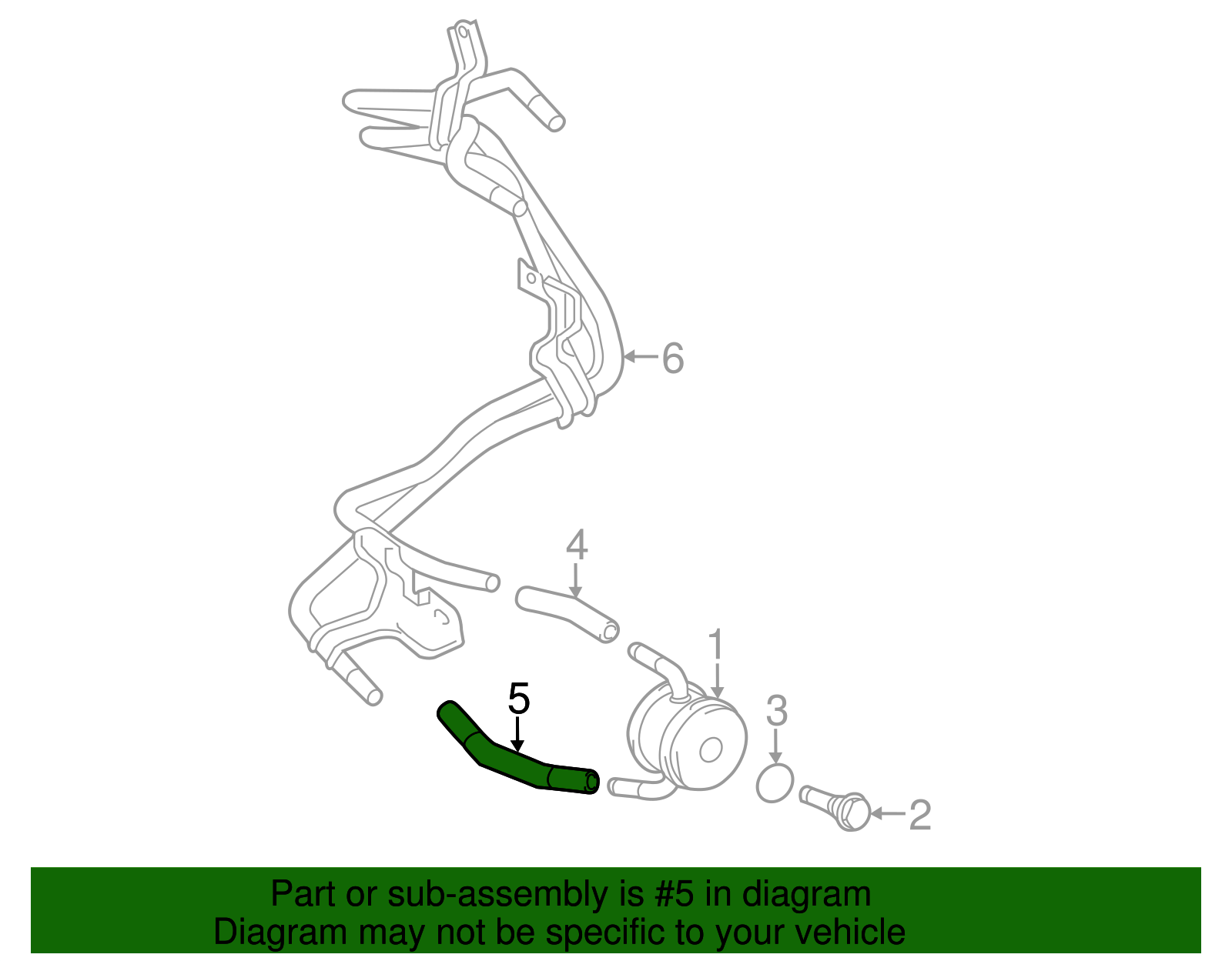 By-Pass Hose - Toyota (16297-31040)
