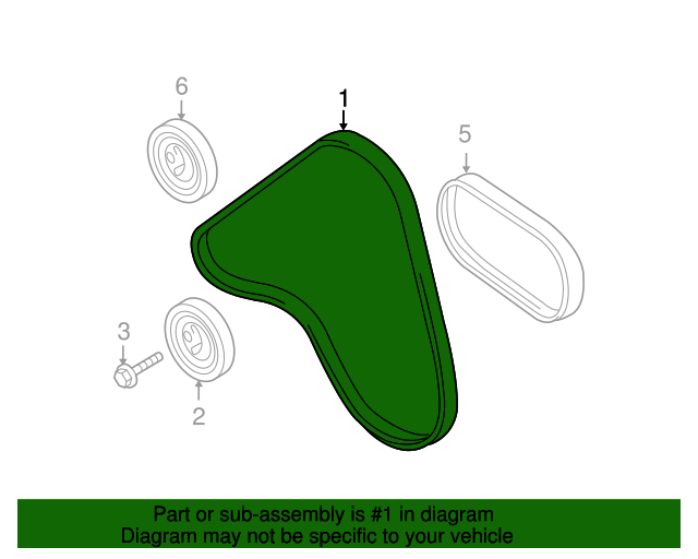 20062008 Suzuki Grand Vitara Serpentine Belt 1752166J00 Suzuki Car